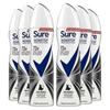 Sure Women Anti-Transpirant 6-Pack, 150 ml per stuk - 72H Onzichtbare Bescherming voor Alle Kleding 25-26s
