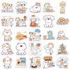 50 Korean Style Cute Cartoon Graffiti Stickers for Decor - Perfect for Phone Cases, Water Bottles, Journals