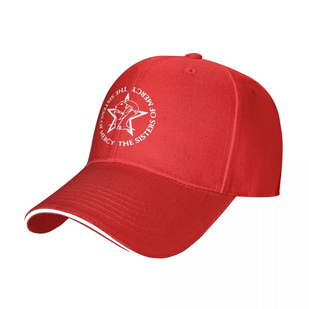 The Sisters Of Mercy Merchandise Baseball Caps Vintage Gothic Darkwave Sandwich Hat for Men Women Adjustable Sun Hat Outdoor