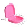 Portable Retainer Case 5pcs Mouth Guard Case Dental Orthodontic Retainer Box Denture Storage Container Random Color