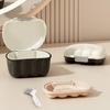 Leak Proof Storage Box For Clear Aligners Dentures Aligner Hoder with Mesh Drainage Basket Travel Essential Organiser