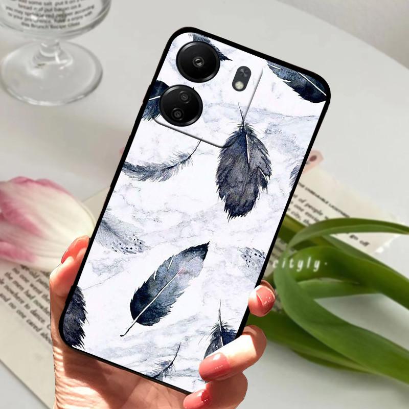 Cute Cartoon Soft Case For Redmi 13C 13 4G 5G Silicone TPU Phone Cover For Xiaomi Redmi 13R Phone Protective Fundas Capa Cases