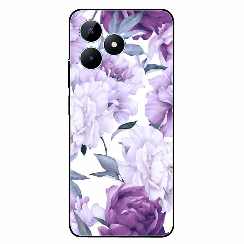 Funda For Realme Note 50 Case Silicone Soft Shockproof Cartoon TPU Phone Shell For Realme Note50 Cover Painted Cute Coque Note50