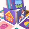 Montessori Baby Visual Stimulation Flash Cards High Contrast Cognition Toy Infant Gift for Children's Early Learning