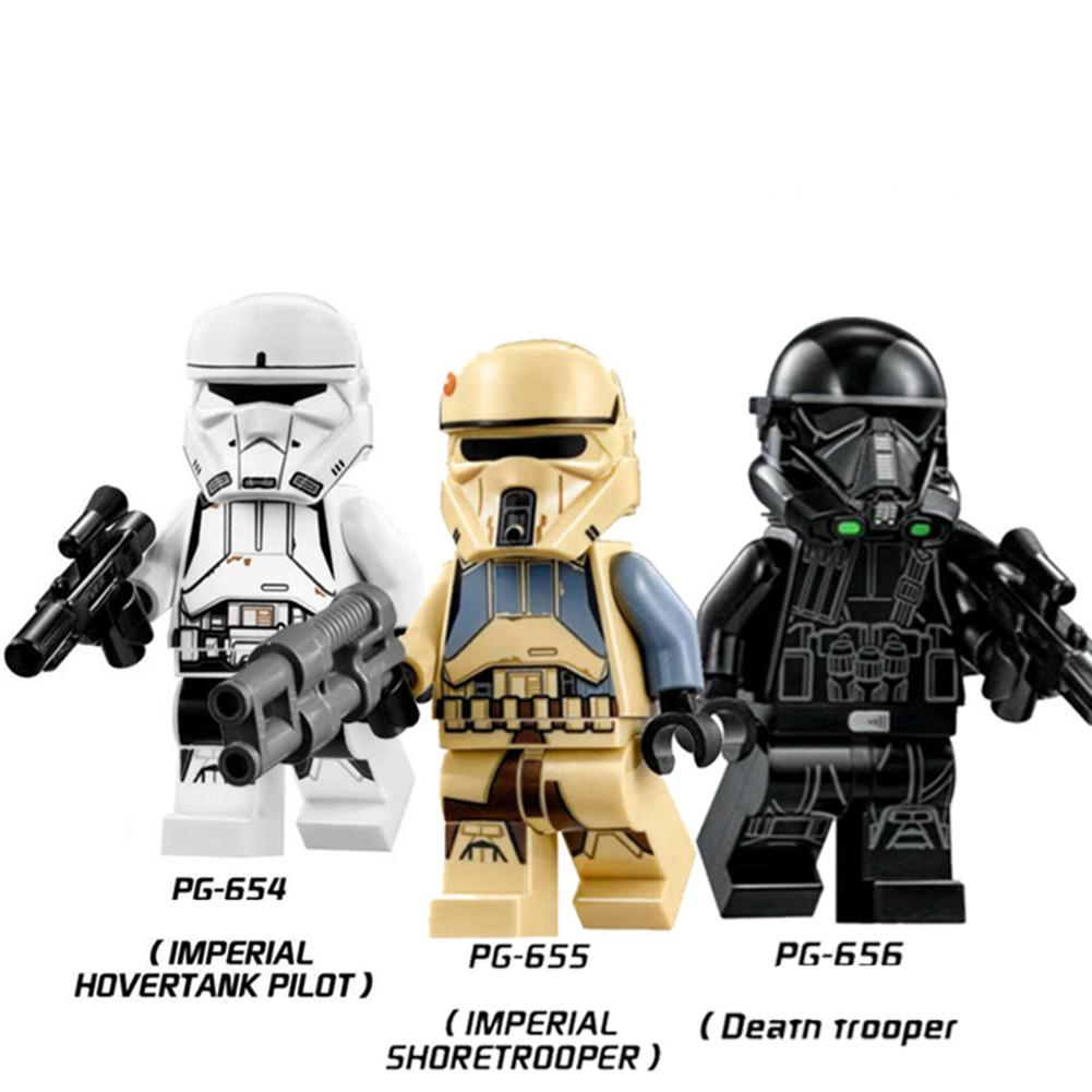 Baustein Minifiguren Spielzeug Star Wars Stormtrooper Darth Maul Kunststoff Zusammengebaute Bausteinpuppe