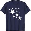 White Stars Star-Pattern-Design Costume Gift Men Women Kids T-Shirt