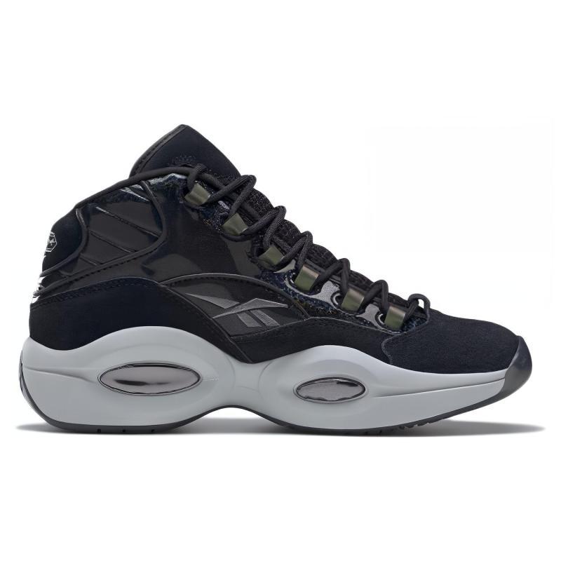 Reebok Question Mid Panini Black Pulsar Prizm Sneakers HQ4135