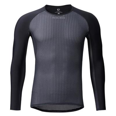 PEARL IZUMI Cycling Wear 110 Cold Shade Long Sleeve, Color: 3 Black, Size: M
