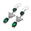 Chrome Diopside Gemstone Handmade Drop Dangle Jewelry Earrings 2.50"