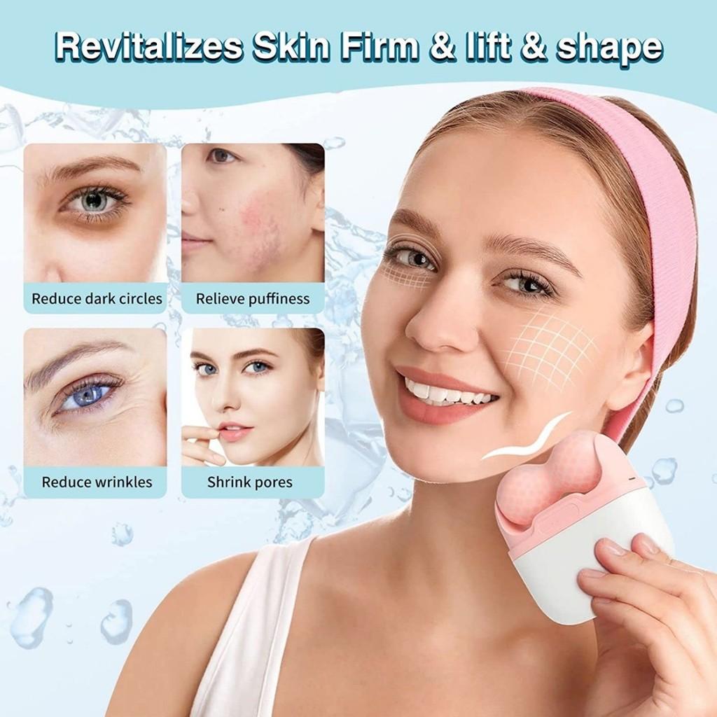 Beauty Roller Ice Pack Massager For Facial Skin Tightening And Rejuvenation Home Use