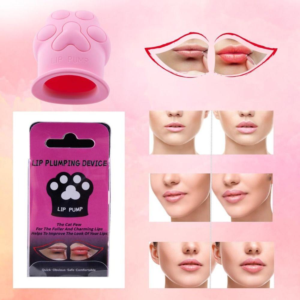 Cat Paw Pattern Lip Plumper Device Reusable Lip Plumper Tool Portable Lip Enhancer Tool