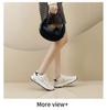 Women's Leather Surface Running Shoes, Spring 2026 - Versatile Casual & Athletic Footwear, Forrest Gump Style, Dad Shoe Design.