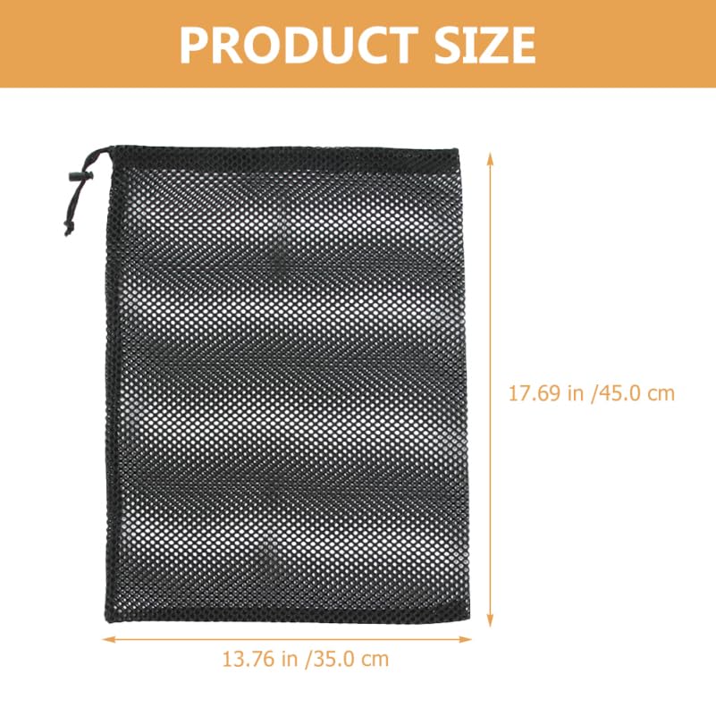 Garneck Mesh Bags, 10-Piece Set, Multifunctional Drawstring Net Bags for Storing Items, Durable, 45x35cm