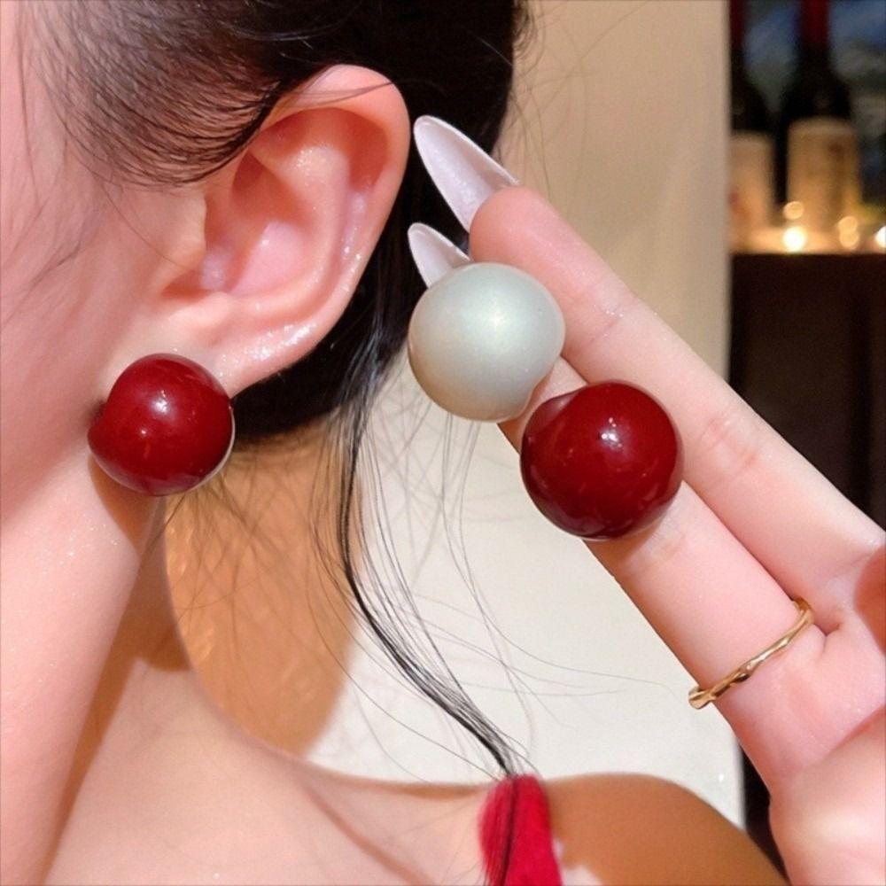 Vielseitige Imitationsperlen-Ohrstecker Minimalistisches Design Ohrstecker Schmuck für den täglichen Gebrauch