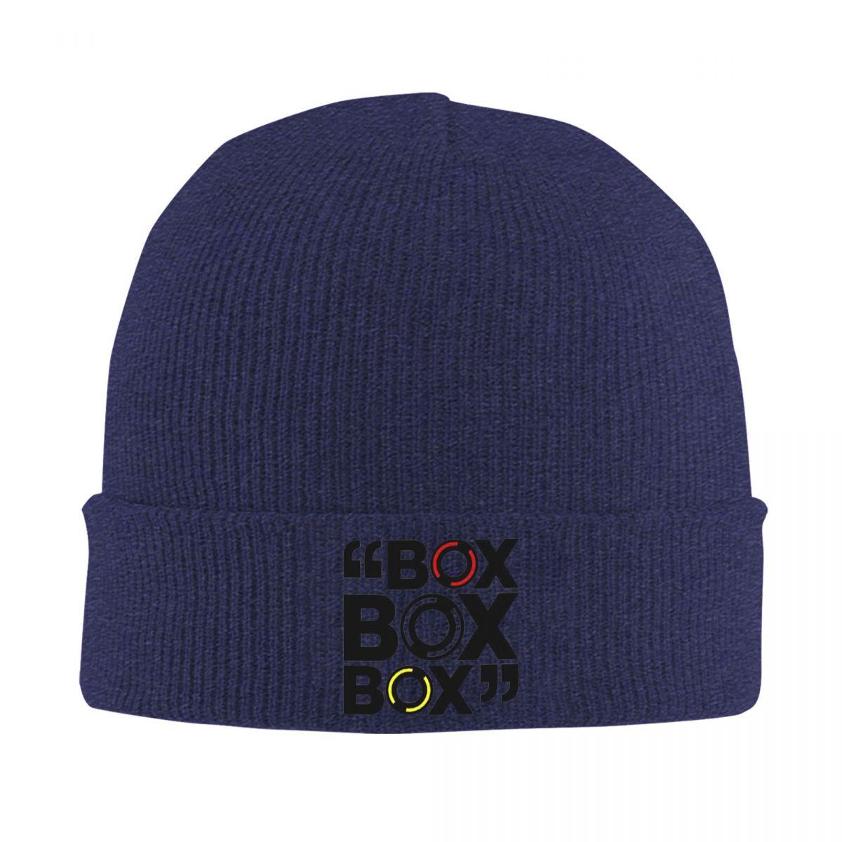 

Box Box Box Tyre Compound Warm Knitted Cap Winter Knit Bonnet Hat Skullies Beanies Hip Hop Caps for Unisex One Size