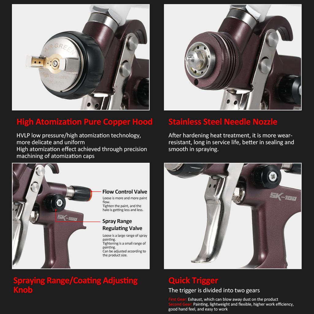 Air Sprayer Car Air Painting Sprayer Professional Automotive Tools High End Automobile Paint Sprayer Spraying