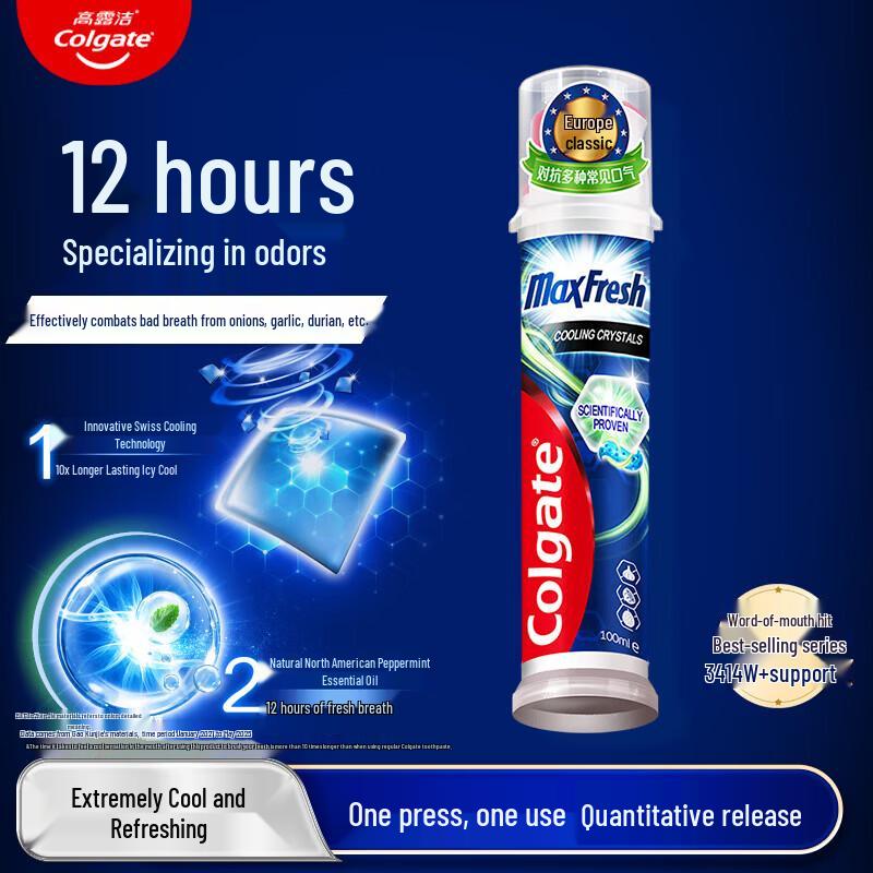 Colgate Imported Cool Mint Press-Type Toothpaste