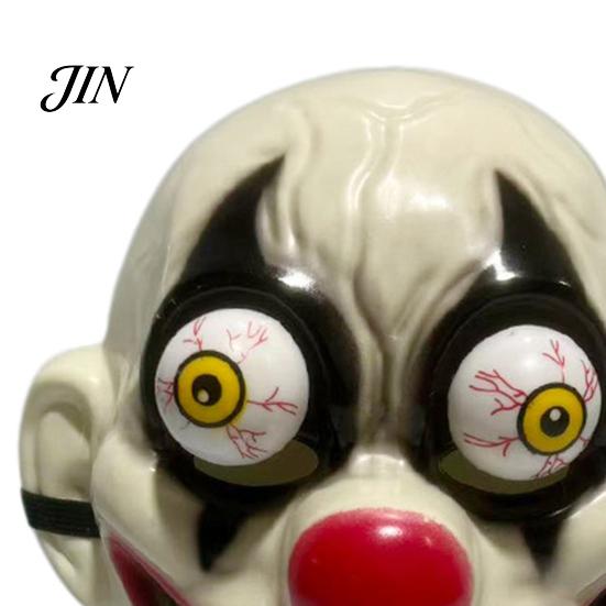 Realistic Bloodshot Eyeball Horror Mask Halloween Full Face with Protruding Eyeballs, Scary Party Secret Room Escape for Adult Cosplay Costume Parties
