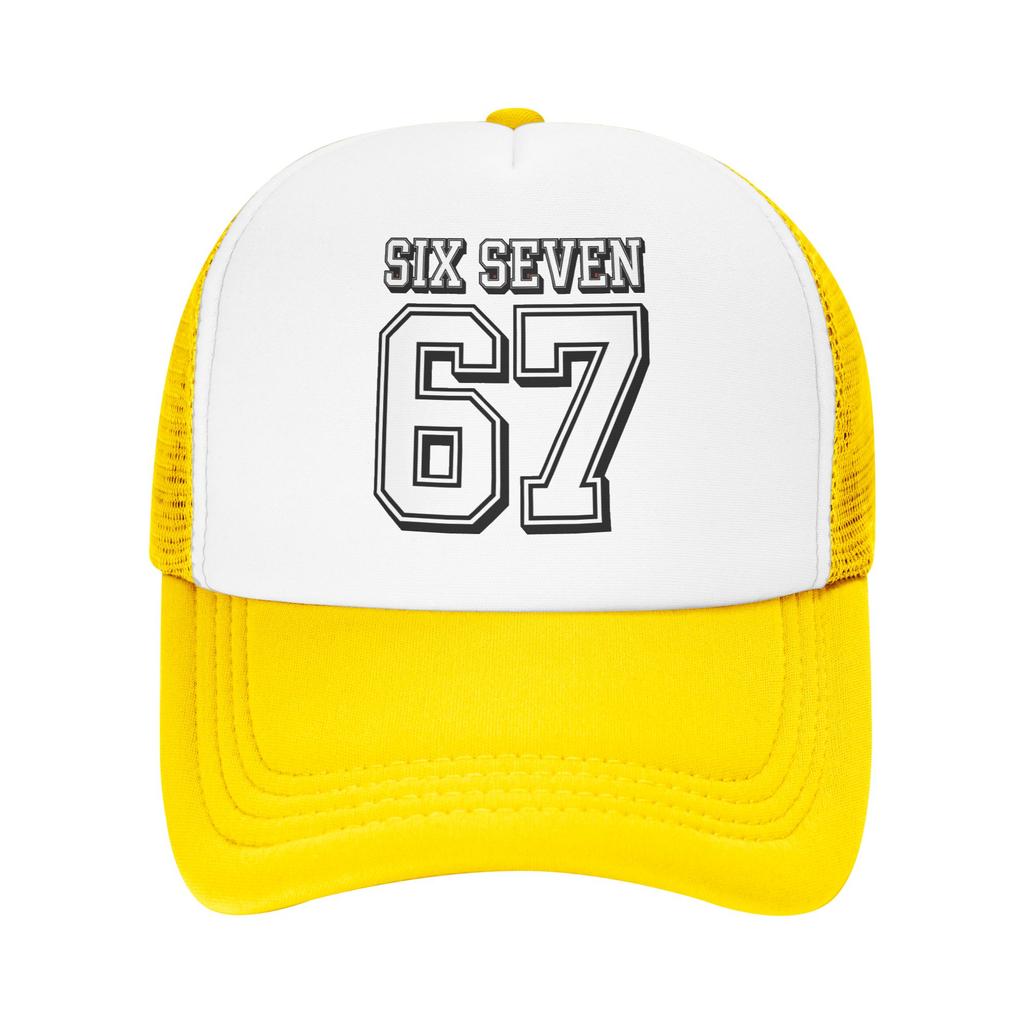 Custom Fashion Six Seven Baseball Cap Unisex Women Adjustable Unisex Rugby Ball Dad Hat Hip Hop