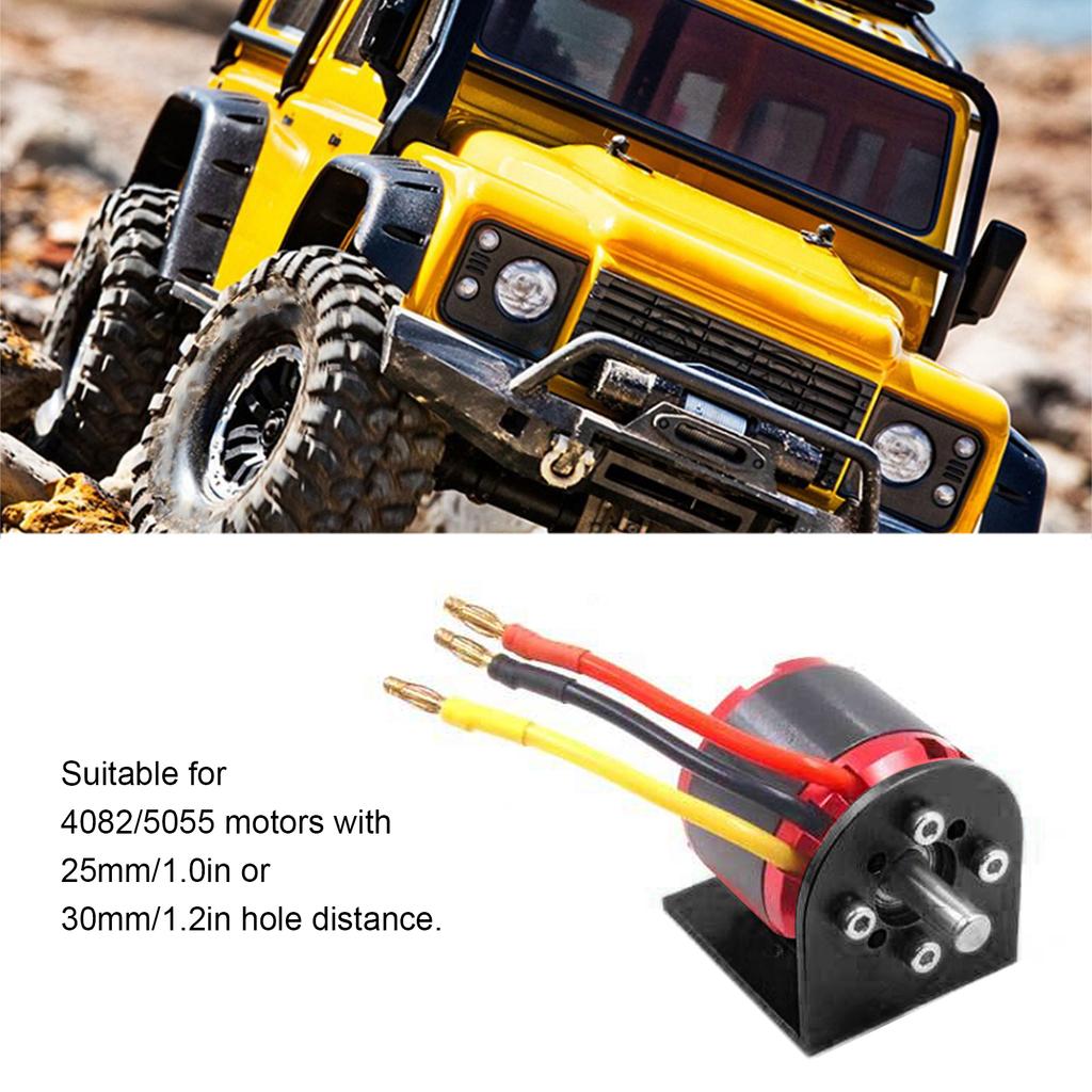 RC Motor Base Metal L Shape Brushless Motor Mount Holder St for 4082 5055 Motors with 25mm/30mm Hole Distance