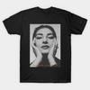 Men Black Print T-shirt Maria Callas - Vintage Style No-Cut Transfer Paper Print Cotton Tshirt