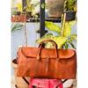 Leder Echtes Tasche Reise Männer Reisetasche Fitnessstudio Gepäck S Vintage Übernachtung Wochenende