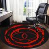 1pc Eye Symbol Office Round Area Rug, Indoor Mat Suitable ForOffice, Under Office Chairs Bedroom Living Room Home Decor, Room Deco U38