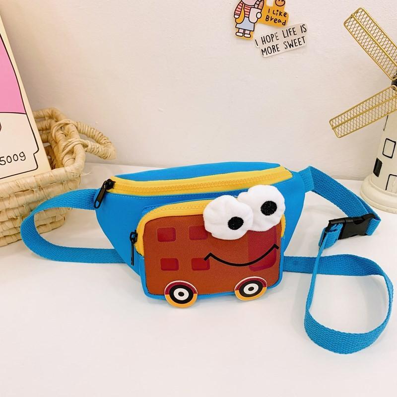 Colorful Cartoon Children's Waist Bag Lightweight Cute Snack Bag For Preschool Kids