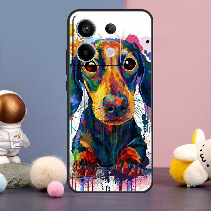 Dachshund Dog Case For Xiaomi Redmi 13C 12 12C 9C 10C Redmi Note 11 12 13 Pro 9 10 10S 11S 12S Back Cover