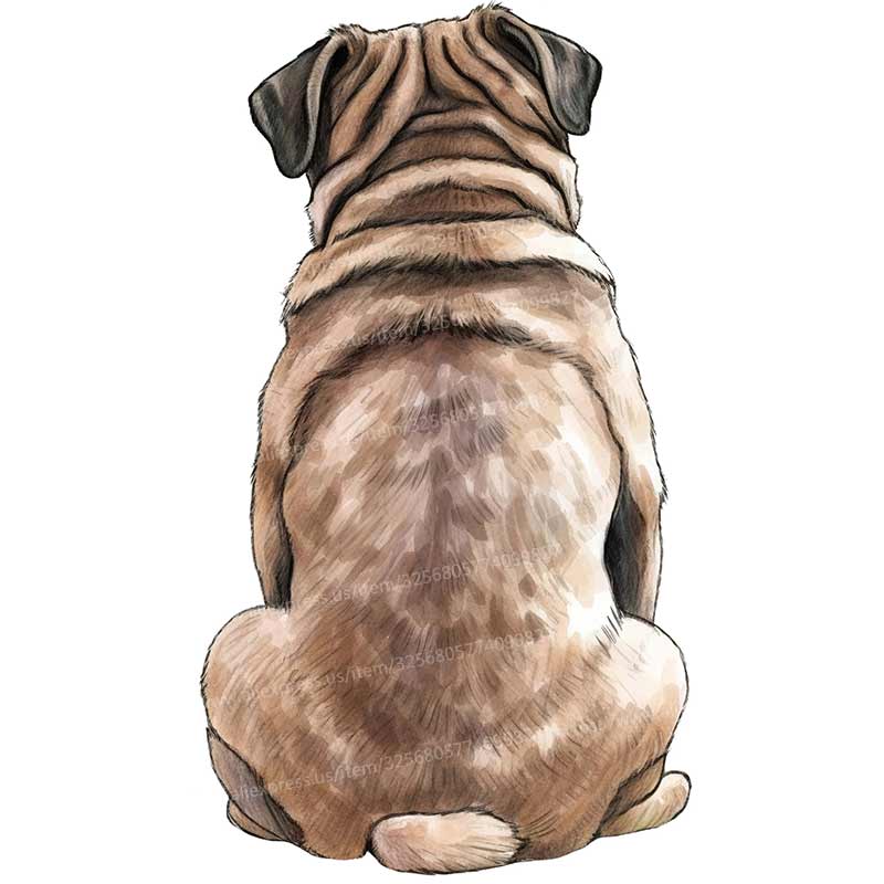 9 Styles Cute Dog Car Sticker Pet Dog Animal Car Sticker Waterproof Styling Automobiles Motorcycle Exterior Accessories Y205