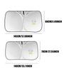 AAHK1 Car Window Sunshade Cover Sun Windshield Visor Foldable UV Protection Curtain For Opel Zafira B Corsa Insignia Car Wheel Hubcap