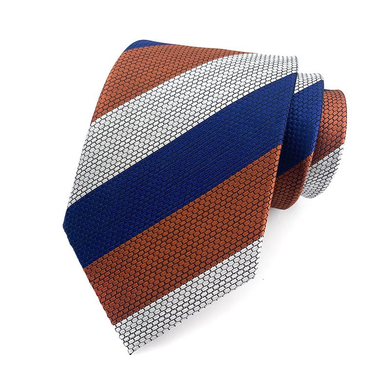 2025 British Gentleman Stripe Men's Tie & Suit Combo