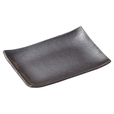 Shigaraki Ware Hechimon Long Night Plate, 21cm, Breeze, MR-3-3387