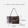 2025 New Tote Bag Women's Large-capacity Commuter Shoulder Messenger Bag Leather Cowhide Niche Design Hobo Bag