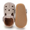 Unter 2 Jahren Kleinkinder-Babyschuhe, atmungsaktive Loch-Krippenschuhe, PU-Lederschuhe, rutschfeste Sandalen mit weicher Sohle
