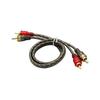 Heavy Duty 2 Male To 2 Male Amplifier Sound Cable 2RCA Sound Splitter Cable Sound Cord for Amplifiers Car Sound Speaker