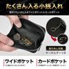 [QUARE] Coin Case Men's Mini Wallet Compact (Dark Green)