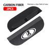 Carbon Fiber Car Rear View Mirror Rain Eyebrow Shield Sun Visor Accessories For Lada Xray Granta Largus Kalina Largus PrioraWW2