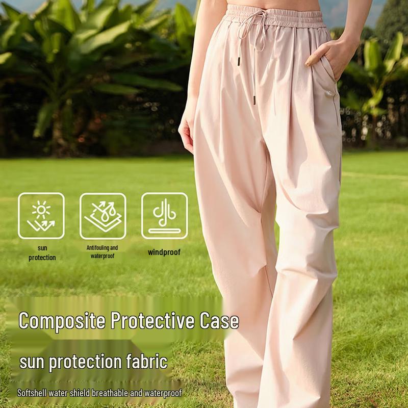 VVC Women s Ice Crystal Paratrooper Wide-Leg Casual Pants M