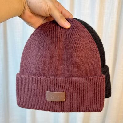 New Korean Style Thickened Cold Proof Woolen Hat for Men and Women Cycling Warm Knitted Hat Simple Pullover Hat