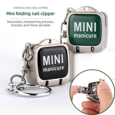 Stainless Steel Nail Clippers Folding Mini Toenail Cutter New Fingernail Cutter  Travel