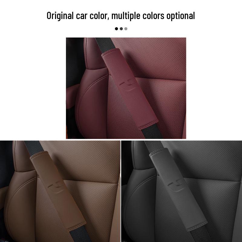 BMW Car Seat Belt Shoulder Pads Compatible with 5, I3, 1, 7 Series, X1, X3, X5, X6 - Seat Belt Protectors