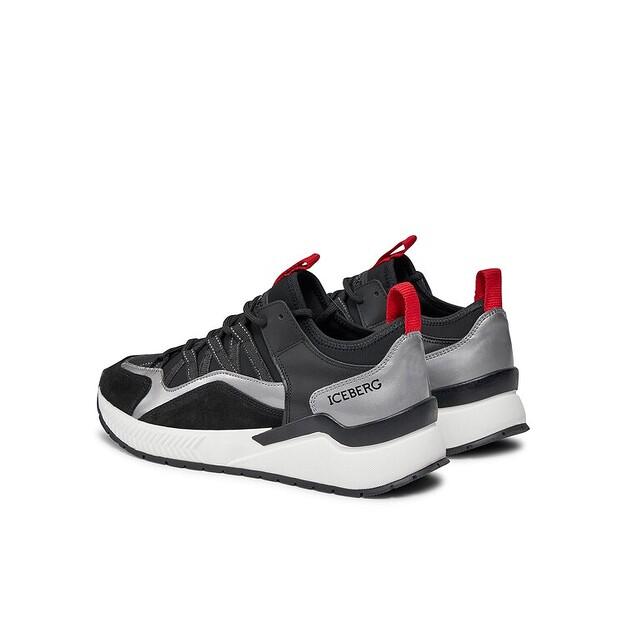Мужские кроссовки Iceberg Gomera iu1638 чёрные