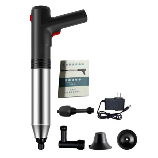 

Электрический туалетный вантуз Unclogger Безопасный Эффективный One Shot Unclogger Ванная Кухня Трубы чёрный