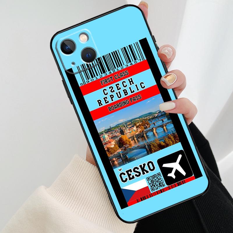 Czech Republic Czech Flag Phone Case For iPhone 17 Pro Max 14 13 12 11 15 16 Pro Max mini 15 16 Plus 16e 17 Air Cover