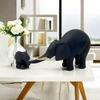 Modern Simple Mother and Son Elephant Resin Crafts Living Room Home Decoration Wine Cabinet Study Room Decoration Gift