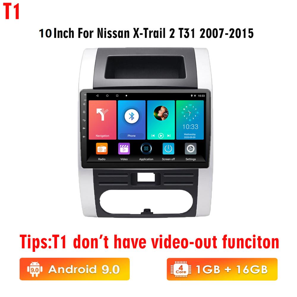 icreative Radio auto Android pentru Nissan X-Trail 2 T31 2007-2015 Player video multimedia Navigație GPS 2 Din FM