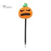 Ergonomic Ballpoint Pen Halloween Pumpkin Gel Ink Pen, 0.7mm Rollerball with Plush Pumpkin, Marker Novelty Black for Party Favors, Gift Supplies