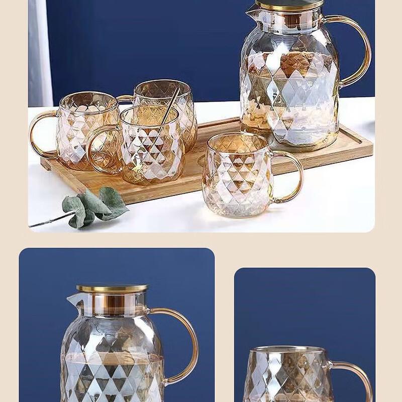Eleganter Kaltwasser-Krug aus hochborosilicate Glas