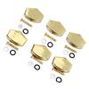 6Pcs Guitar Tuning Peg Buttons Metal Stable Universal Tuner Buttons Replacement for Acoustic